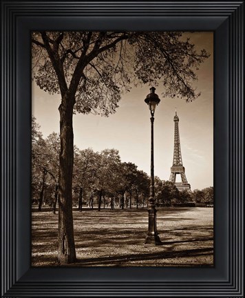 Framed Afternoon Stroll - Paris I Print