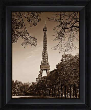 Framed Afternoon Stroll - Paris II Print