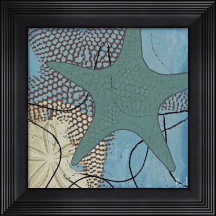 Framed Ocean&#39;s Delight I Print