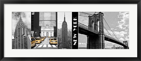 Framed Glimpse of NY Print