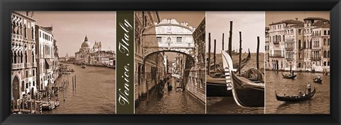 Framed Glimpse of Venice Print