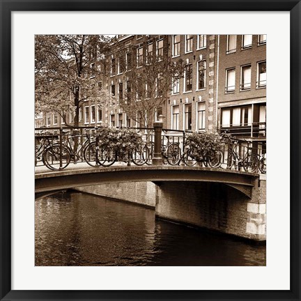 Framed Autumn in Amsterdam III Print