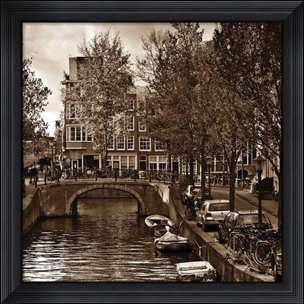 Framed Autumn in Amsterdam IV Print