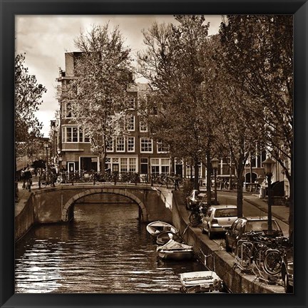 Framed Autumn in Amsterdam IV Print