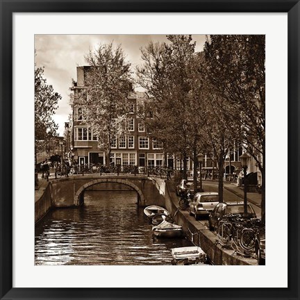 Framed Autumn in Amsterdam IV Print