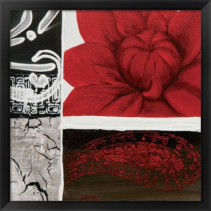 Framed Flora II Print