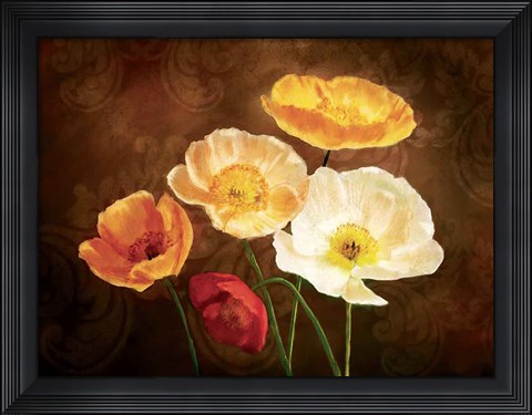 Framed Poppy Perfection II Print