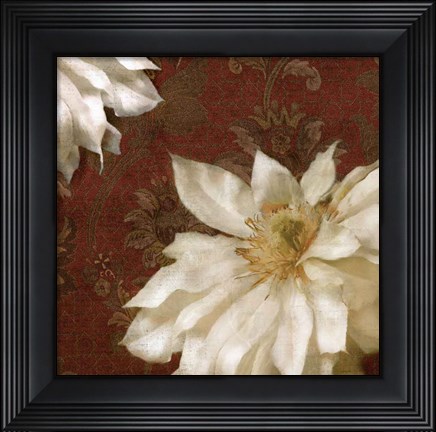 Framed Royal Clematis II Print