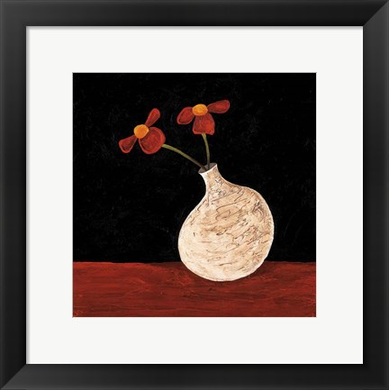 Framed Playful Posies II Print