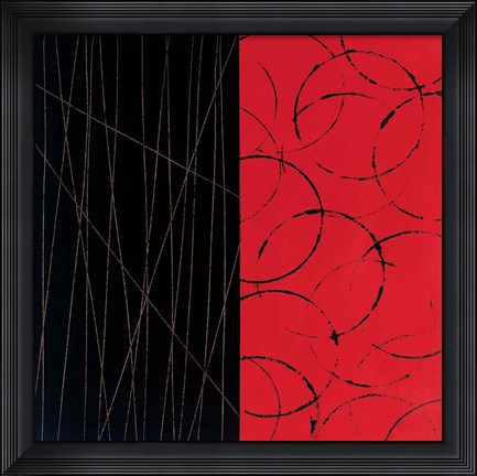Framed Metro Chic I Print
