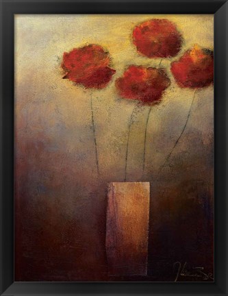 Framed Flowers For Me Print