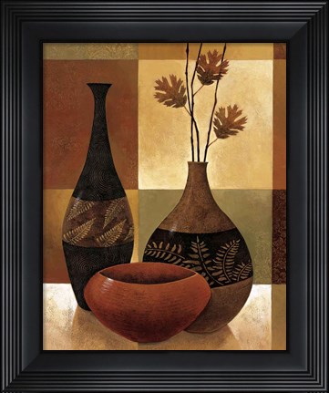 Framed Nature&#39;s Patchwork II Print