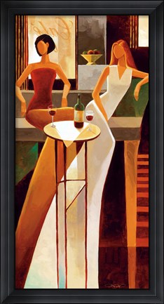 Framed Les Sirens Print