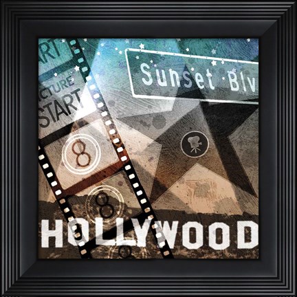 Framed Sunset Blvd Print