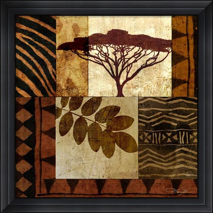 Framed Acacia Sunrise II Print