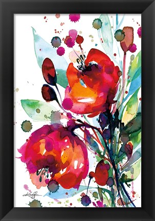 Framed Floral Dream I Print