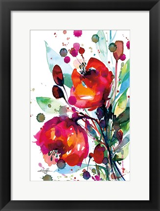 Framed Floral Dream I Print