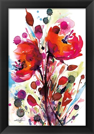 Framed Floral Dream II Print