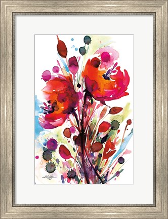 Framed Floral Dream II Print