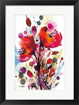 Framed Floral Dream II Print