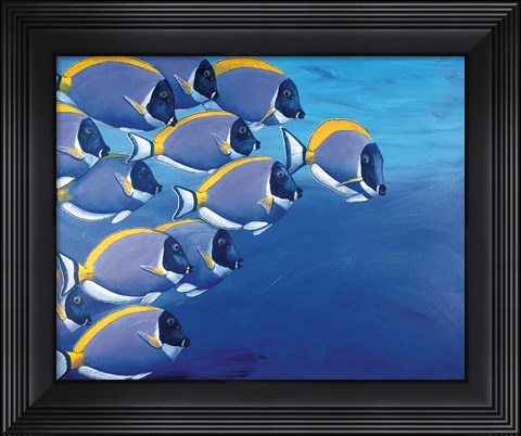 Framed Serenely, Beautifully Print