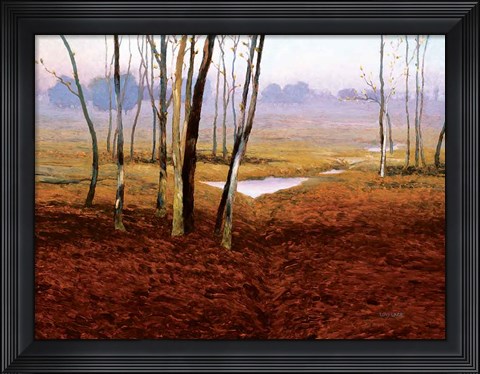 Framed J&#39;ai march Print