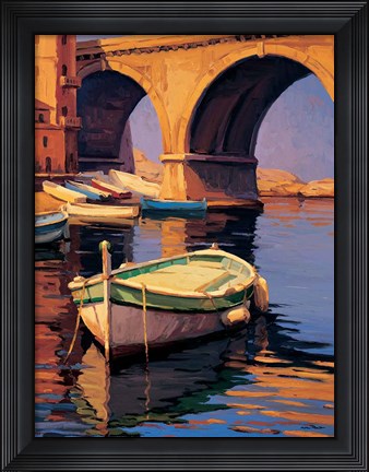 Framed Reflejos de Marsella I Print