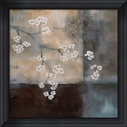 Framed Abstract &amp; Natural Elements I Print