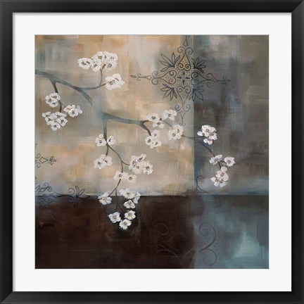 Framed Abstract &amp; Natural Elements I Print