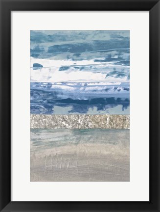 Framed Coastal Hues II Print