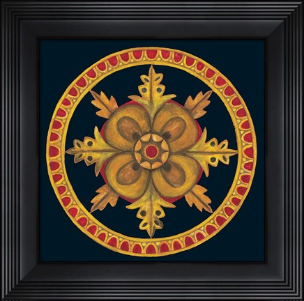 Framed Rosette I Print