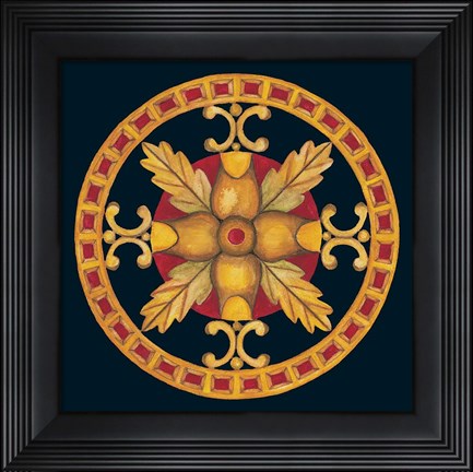 Framed Rosette IV Print