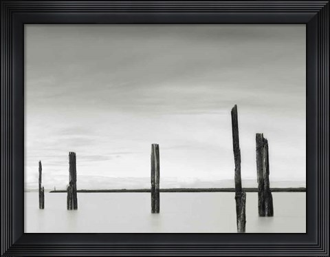 Framed Cluster of Posts I Print