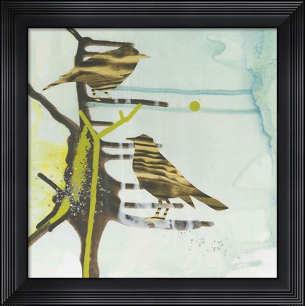 Framed Chit, Chat, Chirp Print