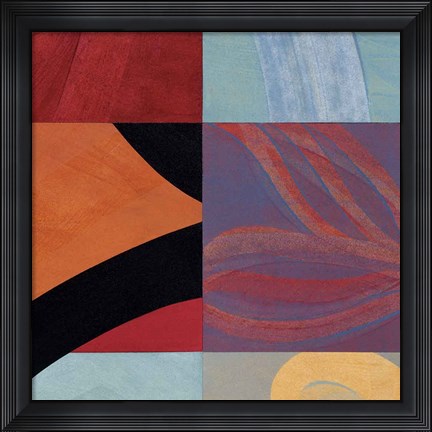 Framed Synergistic Interchange II Print