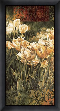 Framed Summer Garden I Print