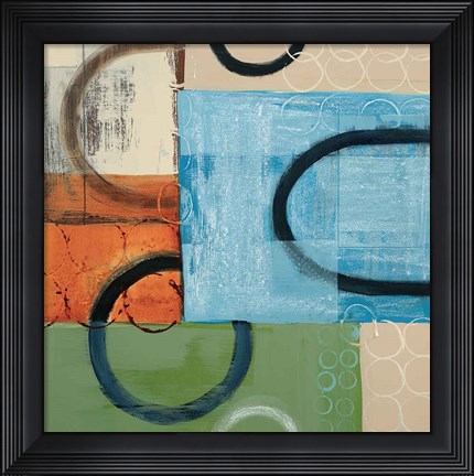 Framed Going in Circles Print