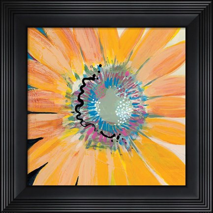 Framed Sunshine Flower IV Print