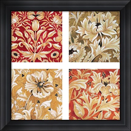 Framed Jewel Tones Print