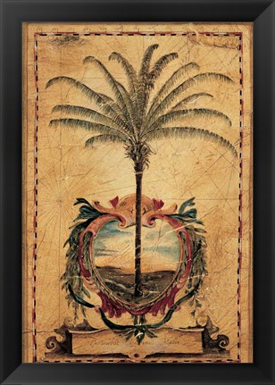 Framed Sunset Palm Print