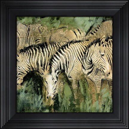 Framed Heart of the Jungle I Print