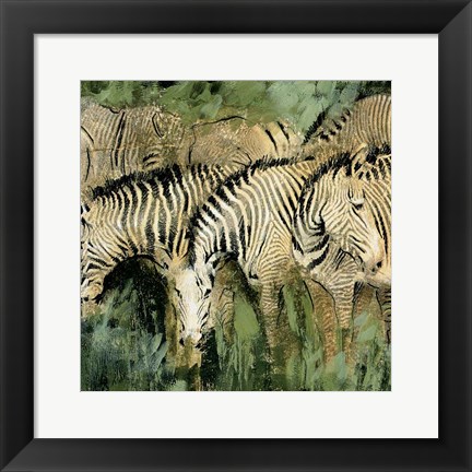 Framed Heart of the Jungle I Print