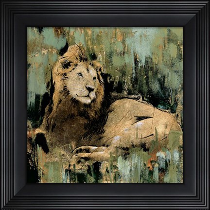 Framed Heart of the Jungle II Print