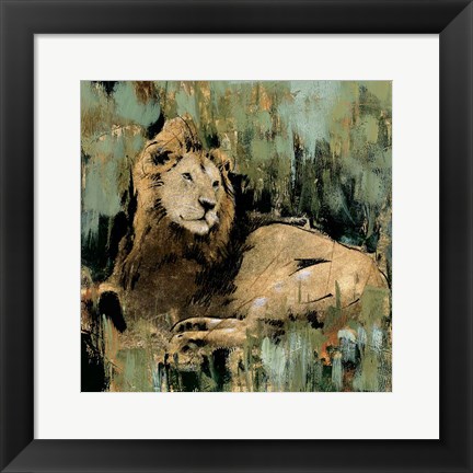 Framed Heart of the Jungle II Print