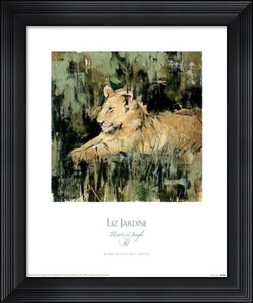 Framed Heart of the Jungle IV Print