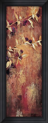 Framed Sienna Berries II Print