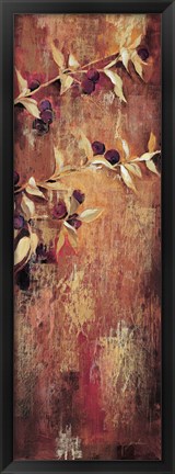 Framed Sienna Berries II Print