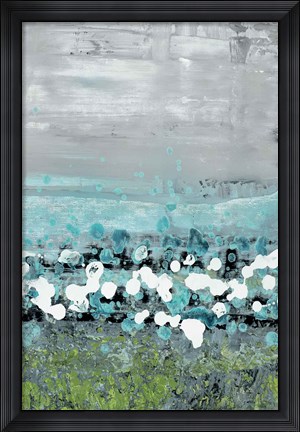 Framed Aqua Motion Print