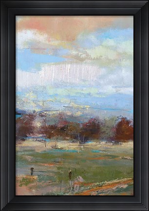 Framed River Run I Print