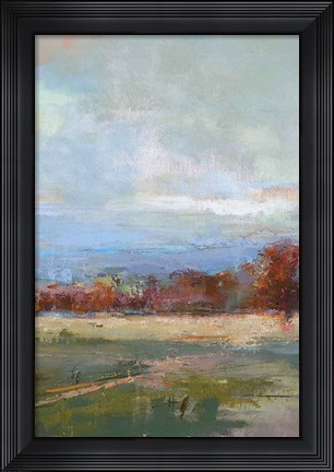 Framed River Run II Print